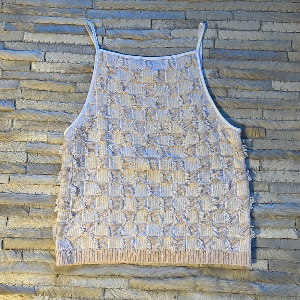Club Monaco knit crop top